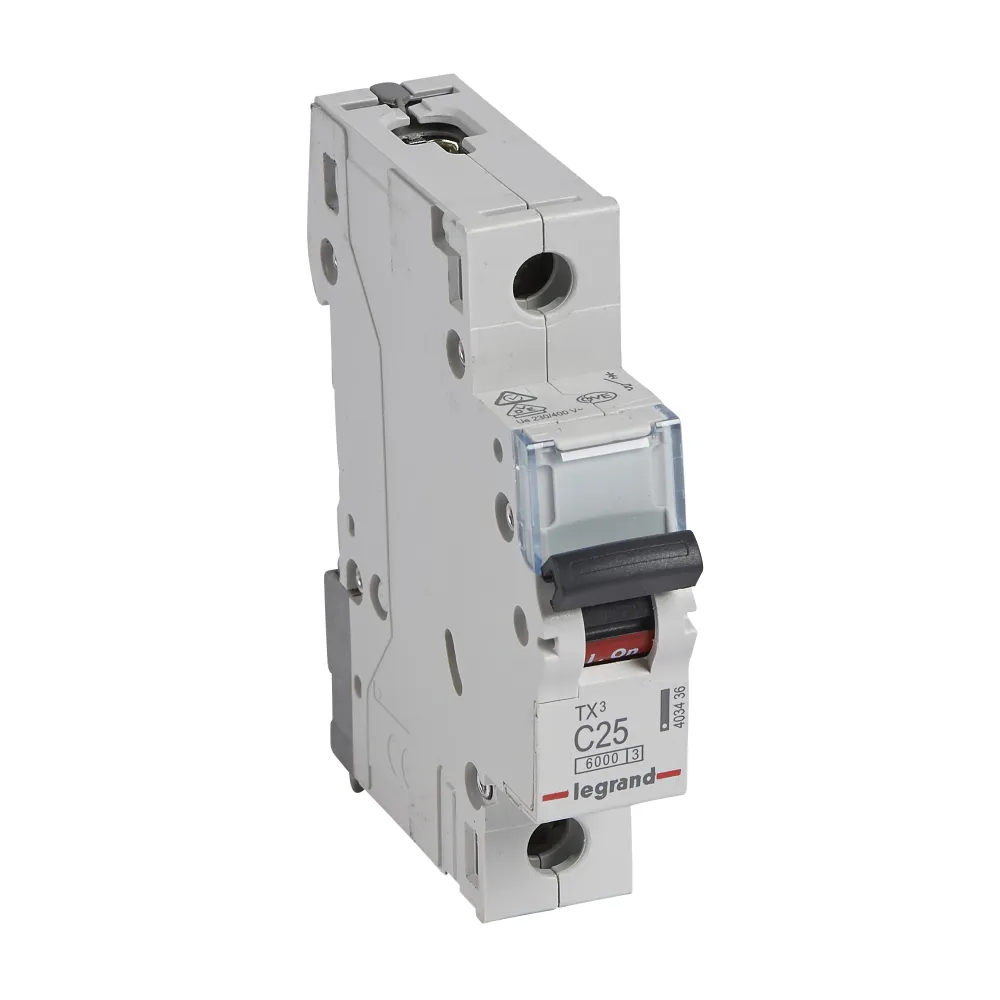 S301 TX3 Circuit Breaker 25A 1P 1M 6KA