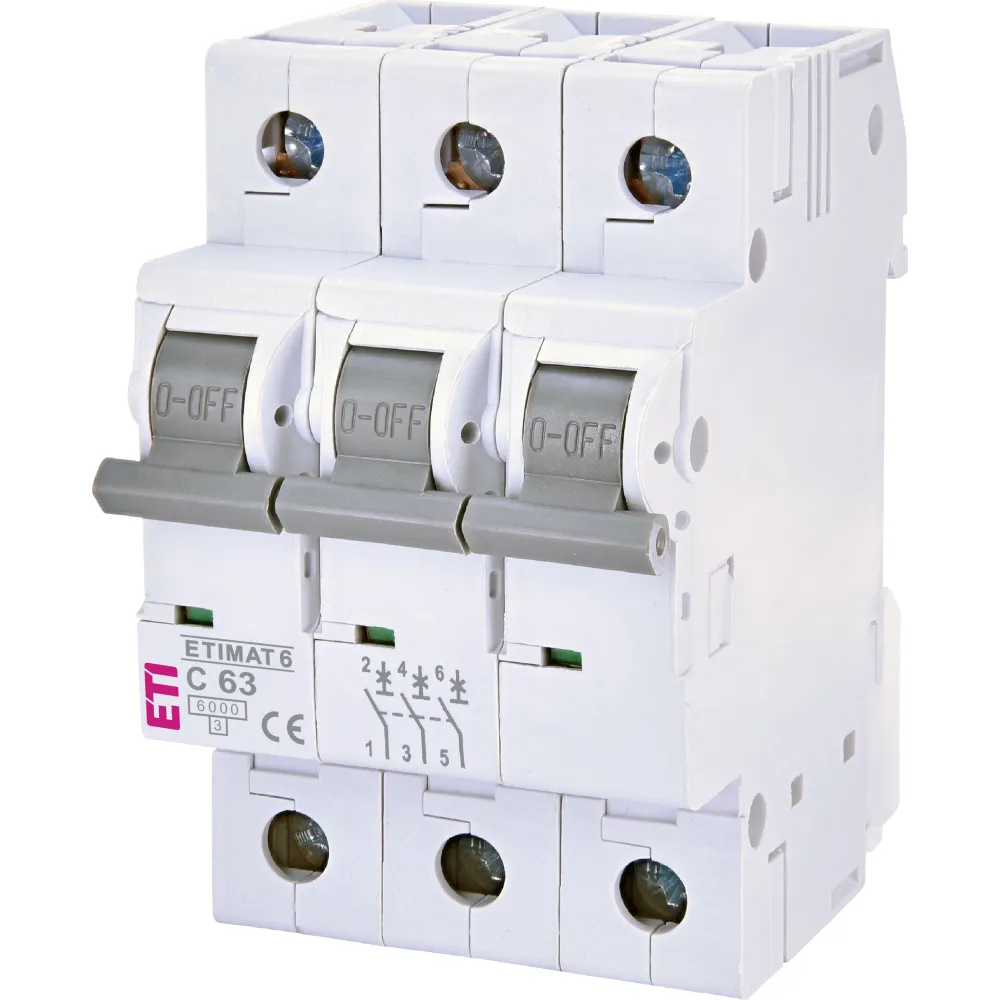 ETIMAT 6 Circuit Breaker - 63A 3P 6KA