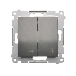 SIMON 54 MODULE ANTHRACITE CROSS CONNECTOR