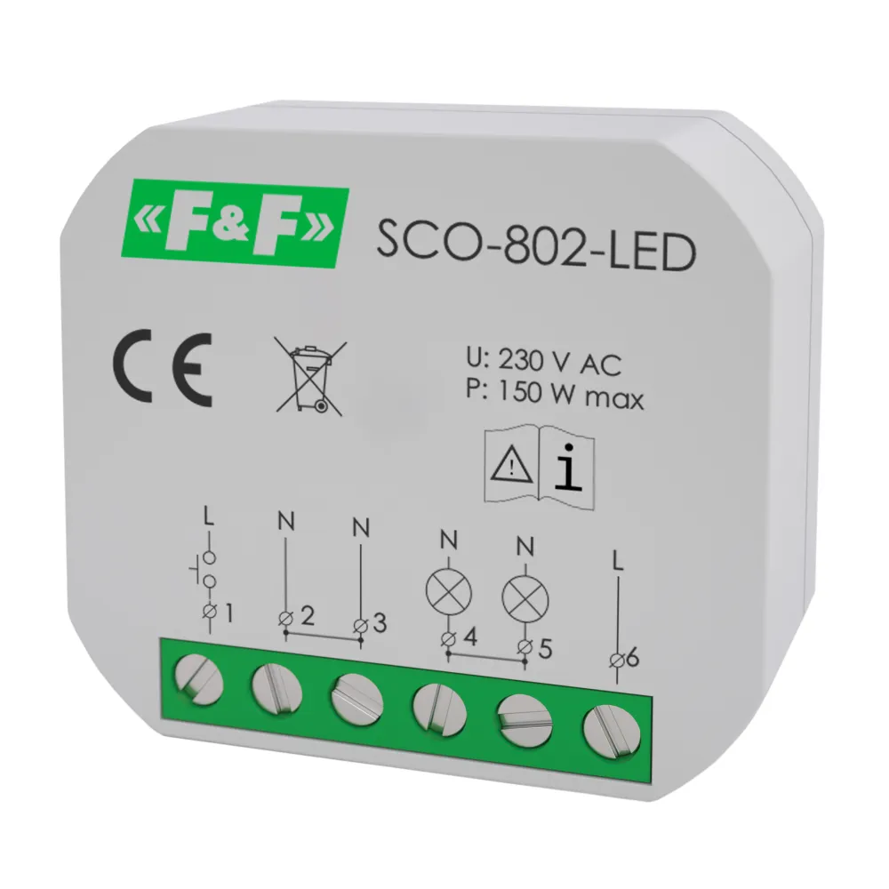 SCO-802-LED Ściemniacz oświetlenia LED