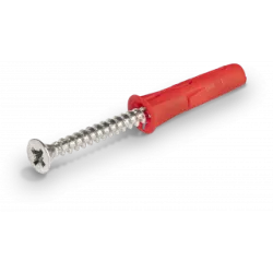 Kołek uniwersalny UNO 6 x 28mm z wkrętem Rawplug