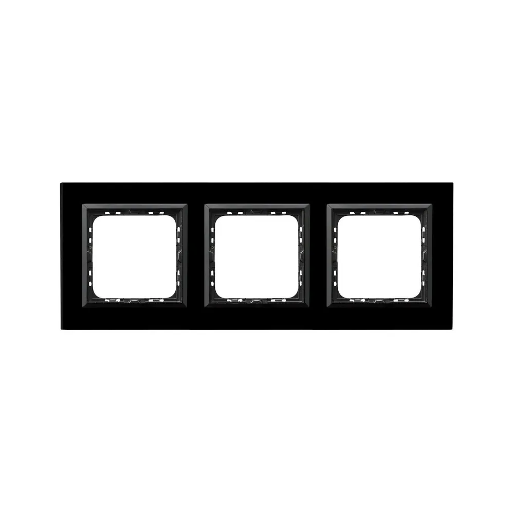 SONATA FRAME BLACK/ BLACK GLASS 3X 4MM