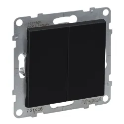 Łącznik uniwersalny SUNO 2 - czarny 10AX 250V