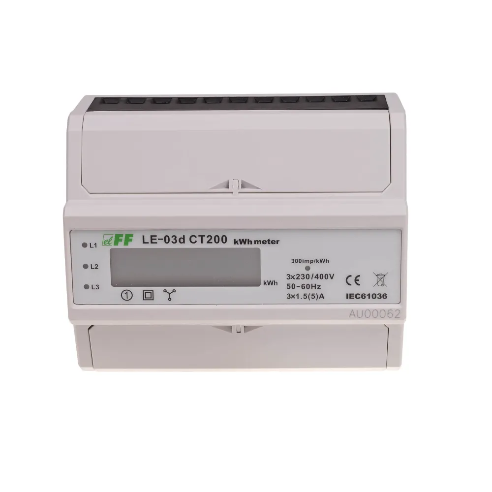 LE03D CT2 Digital Energy Meters - 3 Phase 7 Module