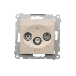 RTV-SAT Module SIMON 54 - elegant end socket