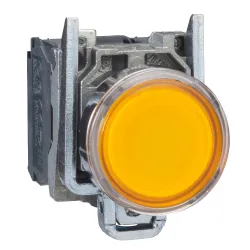 Przycisk płaski pomarańczowy LED 24V Schneider Electric Harmony X