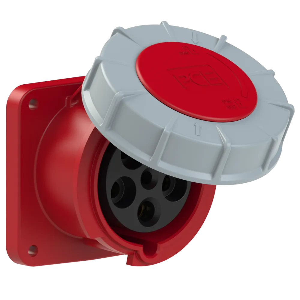Gniazdo Siłowe Tablicowe 63/5 Proste IP67 400V