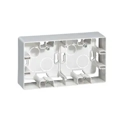 Niloe Surface-Mounted Box White 2x