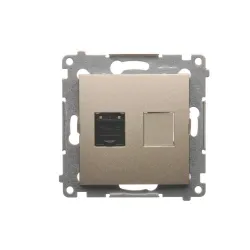 Computer socket 1x UAE 8 CAT.6 UTP with dust cover