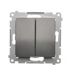 Simon 54 Anthracite Module Buttons - modern fittings