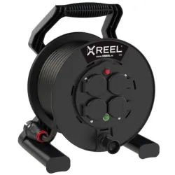 XREEL Przedłużacz Bębnowy 4X Z/U 50M - IP54
