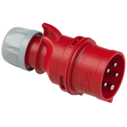 Portable power plug 16/5 IP44 400V