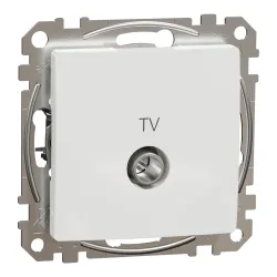 Gniazdo TV końcowe Schneider Electric - białe