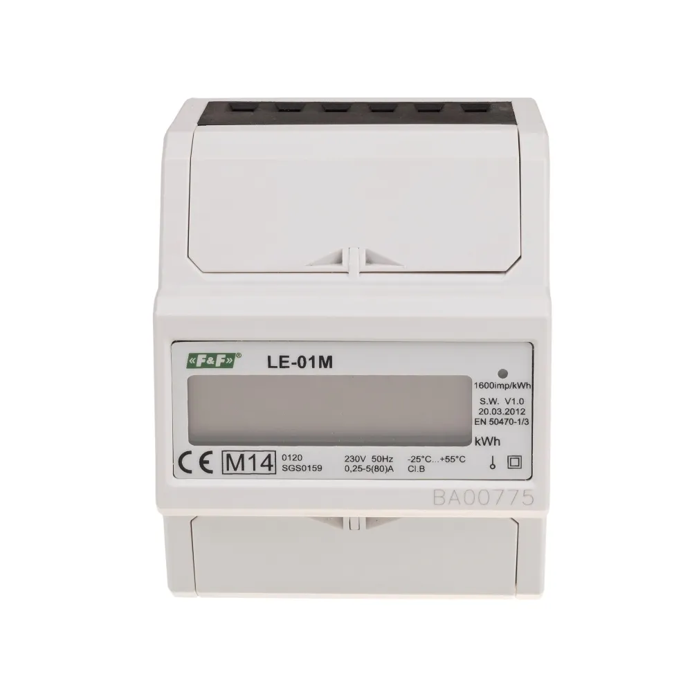 LE-01M Cyfrowy licznik energii 1F 5/45A 230V AC MID