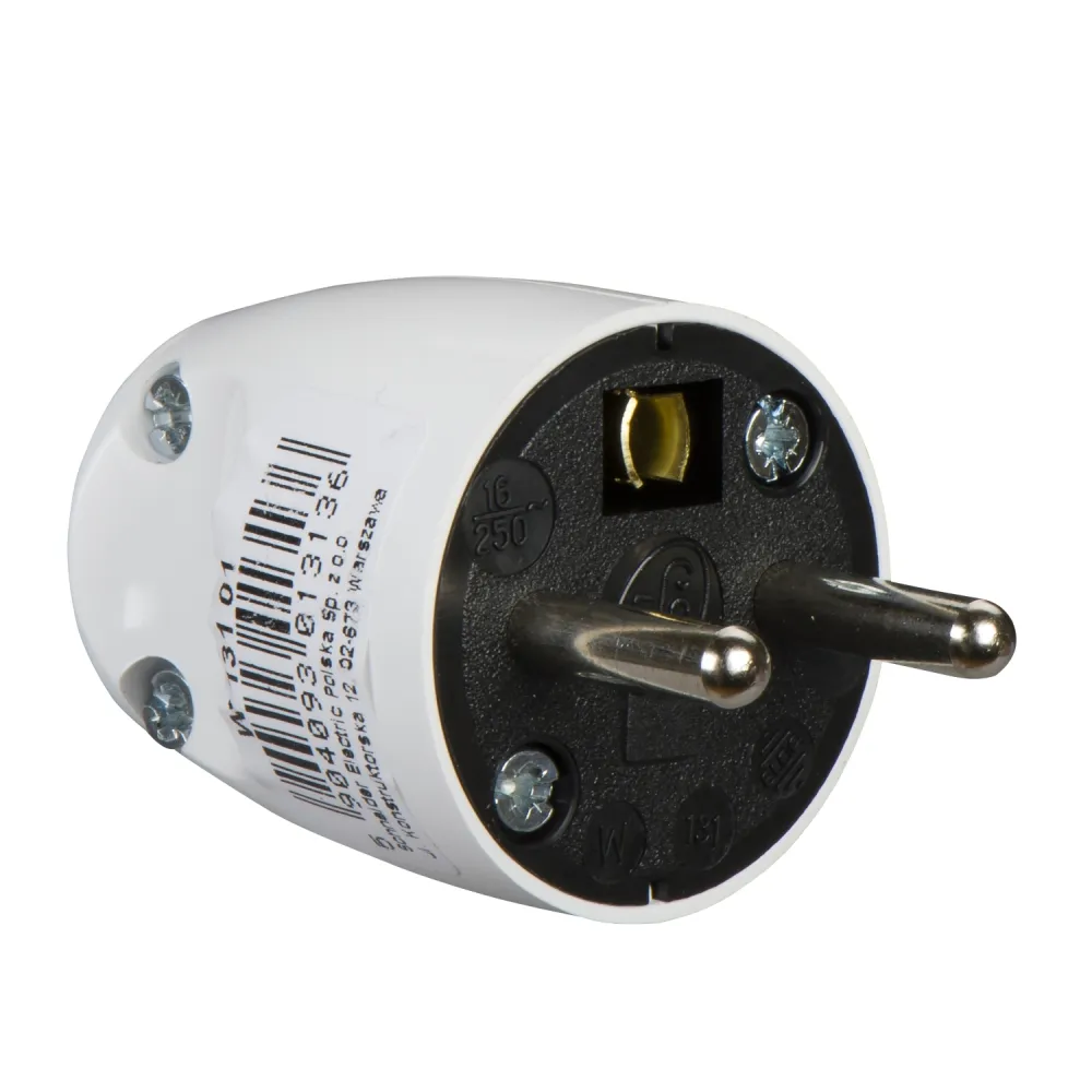 Wtyczka Schneider Electric 2P+PE - Proste wyprowadzenie przewodu