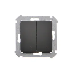 SIMON 54 universal connector matte black