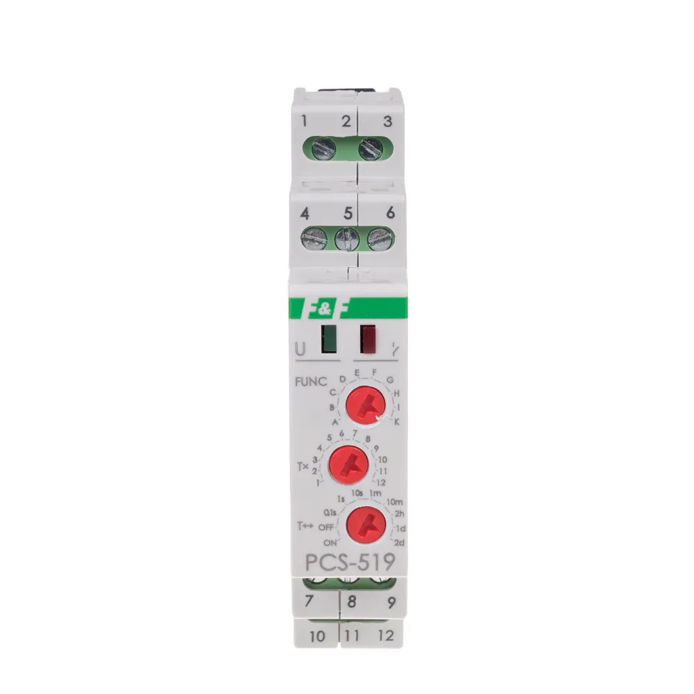 PCS-519 DUO Przekaźnik Czasowy 2X8A 10-Funkcyjny