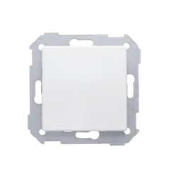 SIMON 82 White module blank with metal bridge