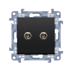 SIMON 10 antenna socket - matte black