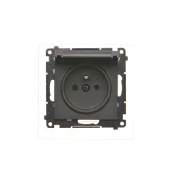 SIMON 55 Module Matte Black Socket 1x TV/FM