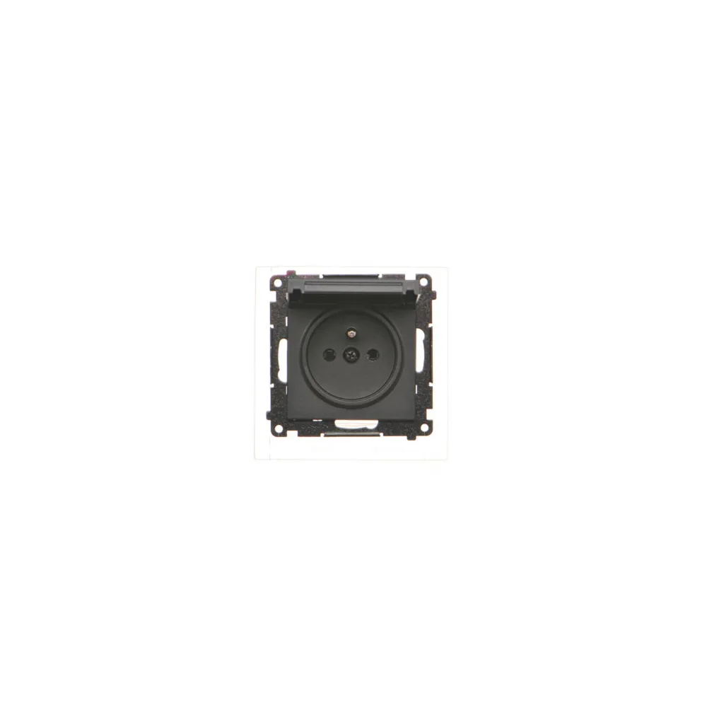 SIMON 55 Module Matte Black Socket 1x TV/FM