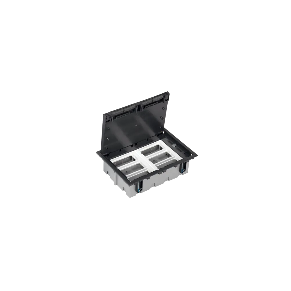 Connect Gray Graphite Floor Box 24M 93MM