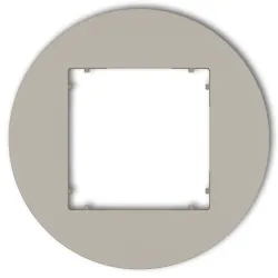 Mini Taupe - Uniwersalna Ramka Okrągła