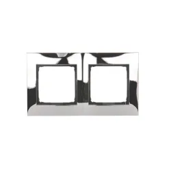 Chrom METAL RAMKA 2X - elegancka ramka do osprzętu