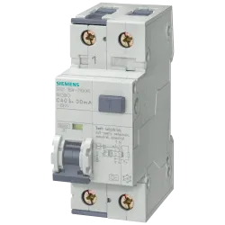 Residual current circuit breaker 5SU1 B16A/30MA