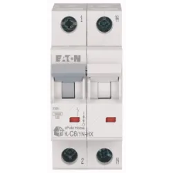 HN-C6/1N Overcurrent Circuit Breaker 6A 1P+N