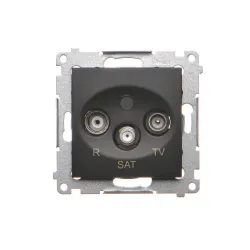 Simon 54 RTV-SAT Module - Matte Black