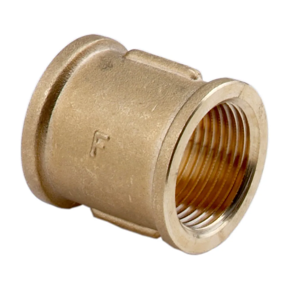 1" yellow brass coupling