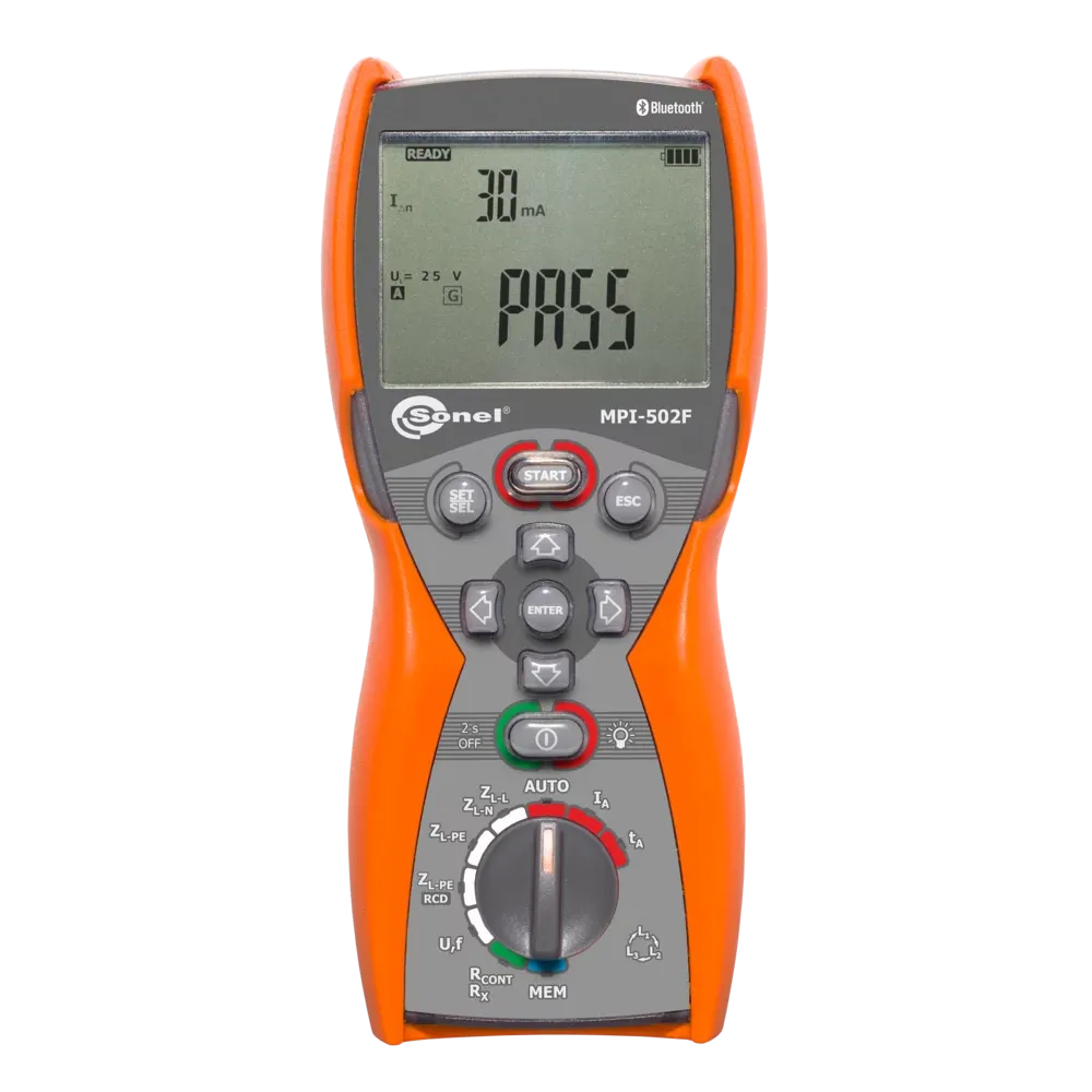 MPI-502F Miernik parametrów instalacji elektrycznych