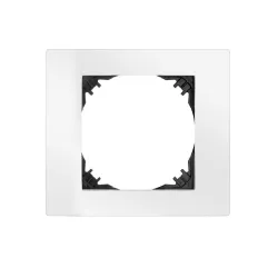VESTRA WHITE 1X frame - elegant flush-mounted fitting