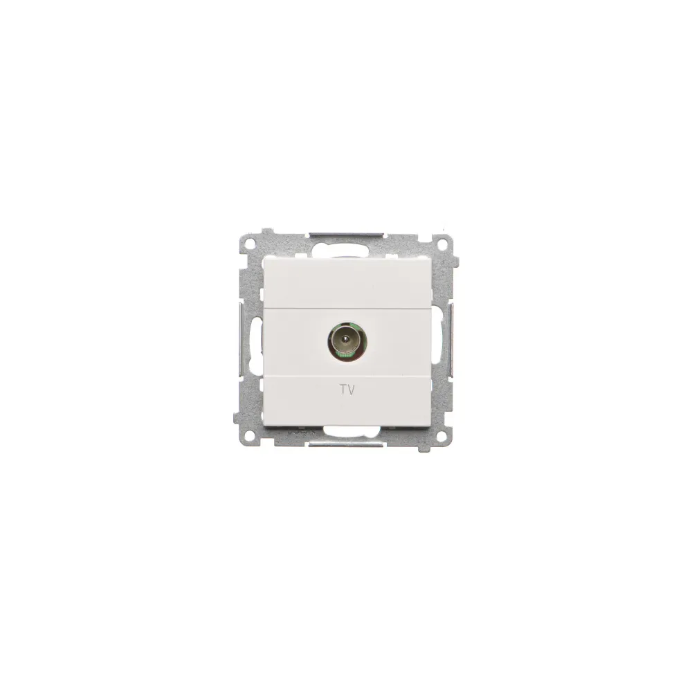SIMON 55 Matte White TV Socket Module