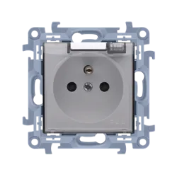 SIMON 10 Socket - White Electrical Socket