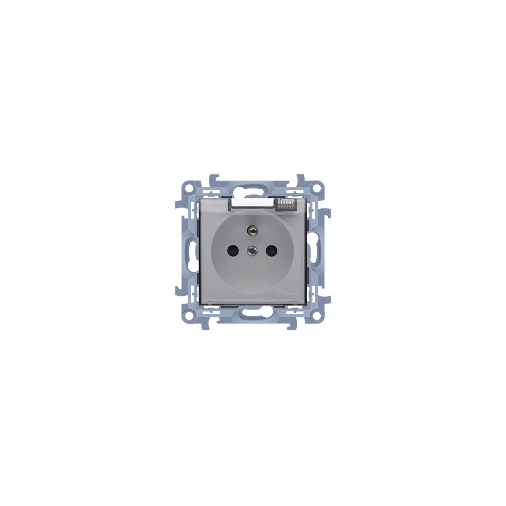 SIMON 10 Socket - White Electrical Socket