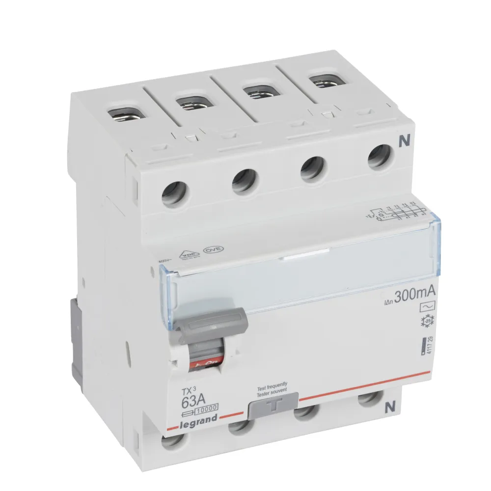 P304 DX3 63A - AC 300mA Residual Current Circuit Breaker
