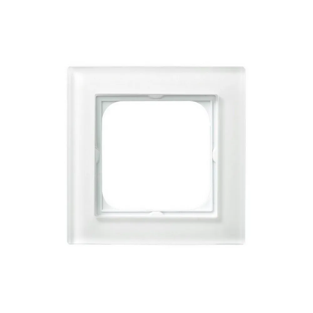 Ramka SONATA BIAŁY SZKŁO RAMKA 1X 6MM