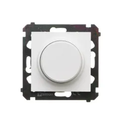 SIMON 55 Module Matte White LED Rotary Dimmer