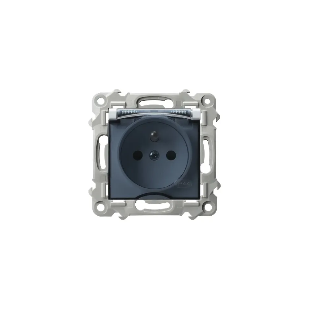 Sapphire White Module - Splash-Proof Socket IP-44