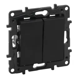 NILOE STEP moduł czarny łącznik 10AX 250V
