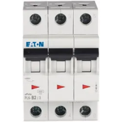 PL6-B 2/3 Circuit Breaker - 2A 3P 3M 6KA