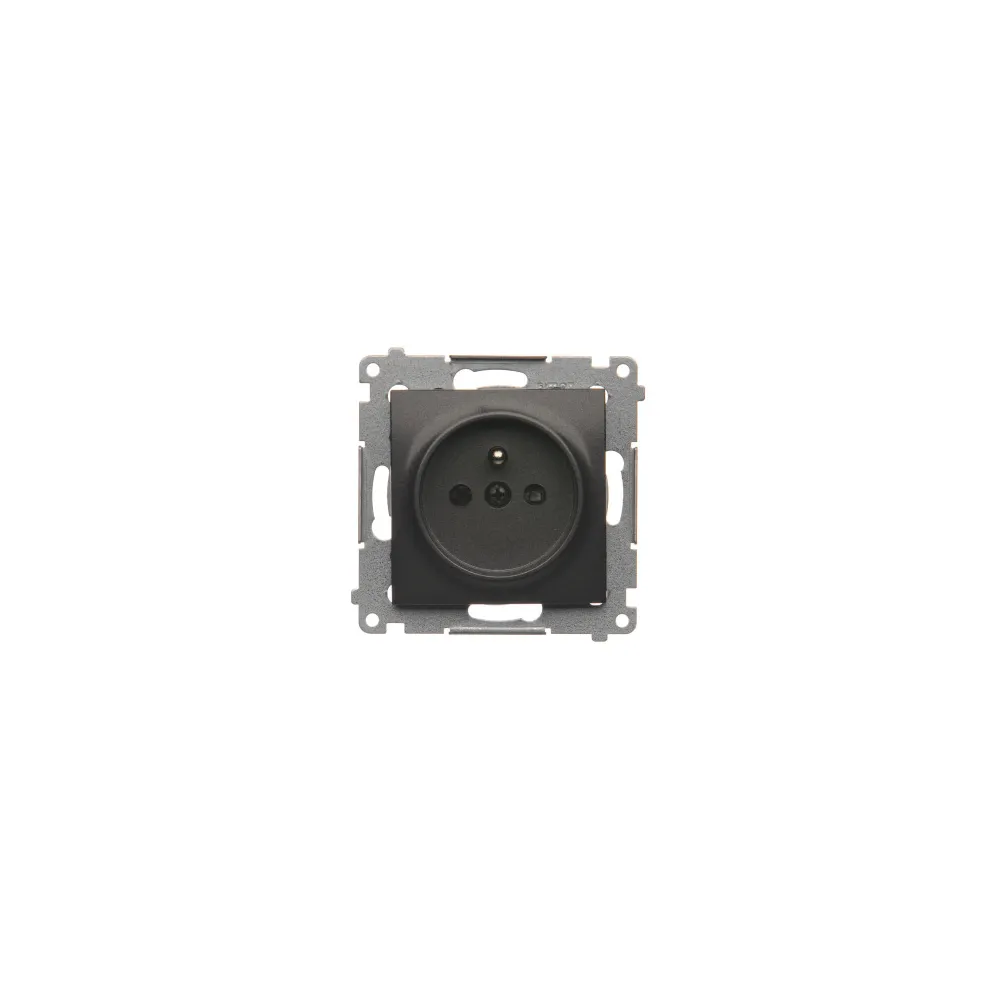 Simon 54 Anthracite Module - elegant socket