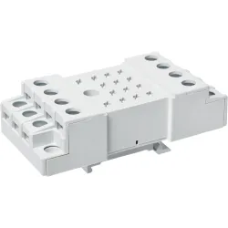 Gniazdo GZ14U 10A 250V AC do R15 4P - Szary