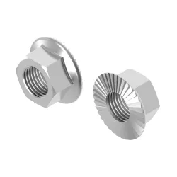 NKZM8 Serrated Flange Nut