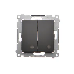 Simon 54 Matte Black Module - Elegance and Functionality