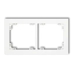 DECO WHITE 2X frame - elegant design