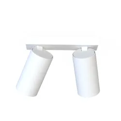 Lampa Mono II - Biała oprawa sufitowa typu spot