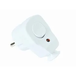 Wtyczka Przenośna 1F Z/U Kątowa IP20 16A 230V